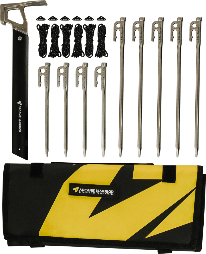 Tent Stakes And Camping Hammer Kit PRO