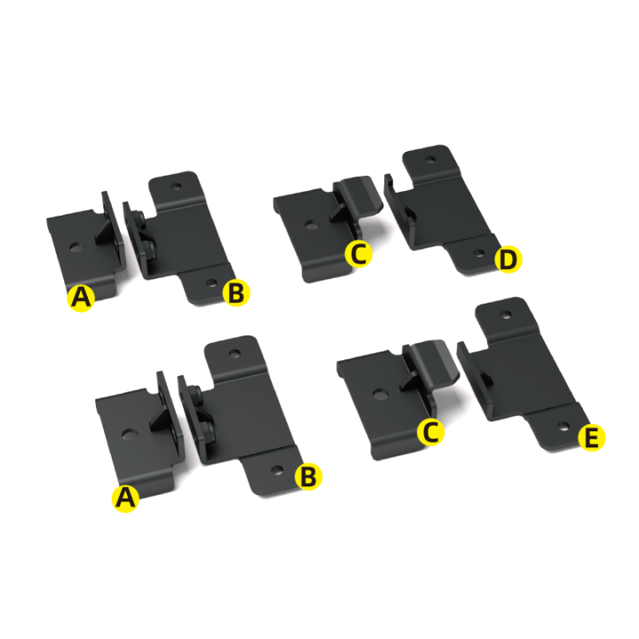Roof tent quick release mounting bracket